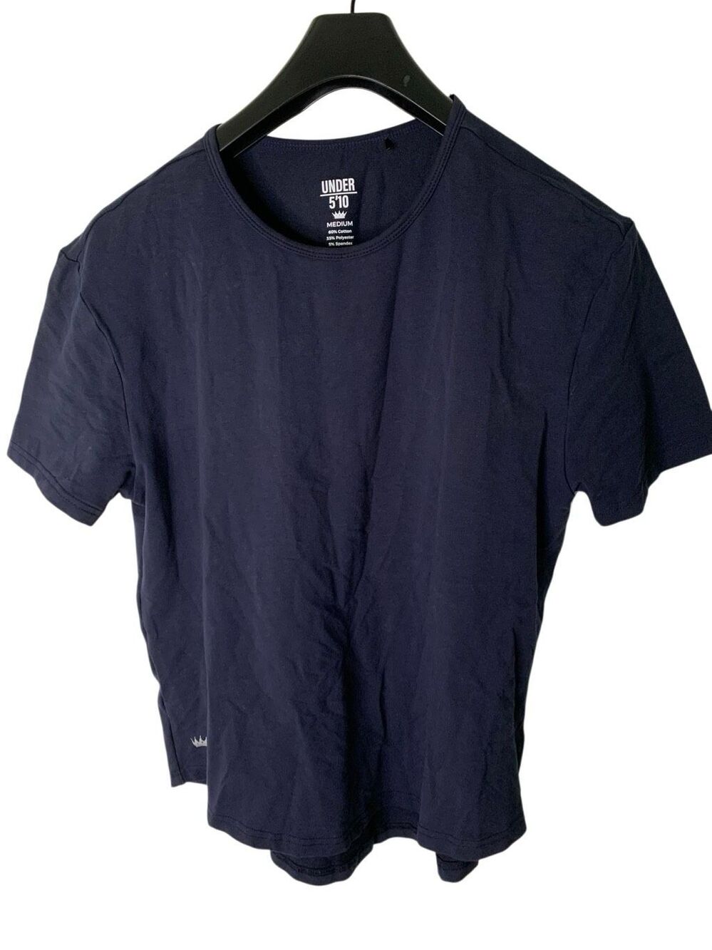 Under 5'10 t shirt navy men's size medium